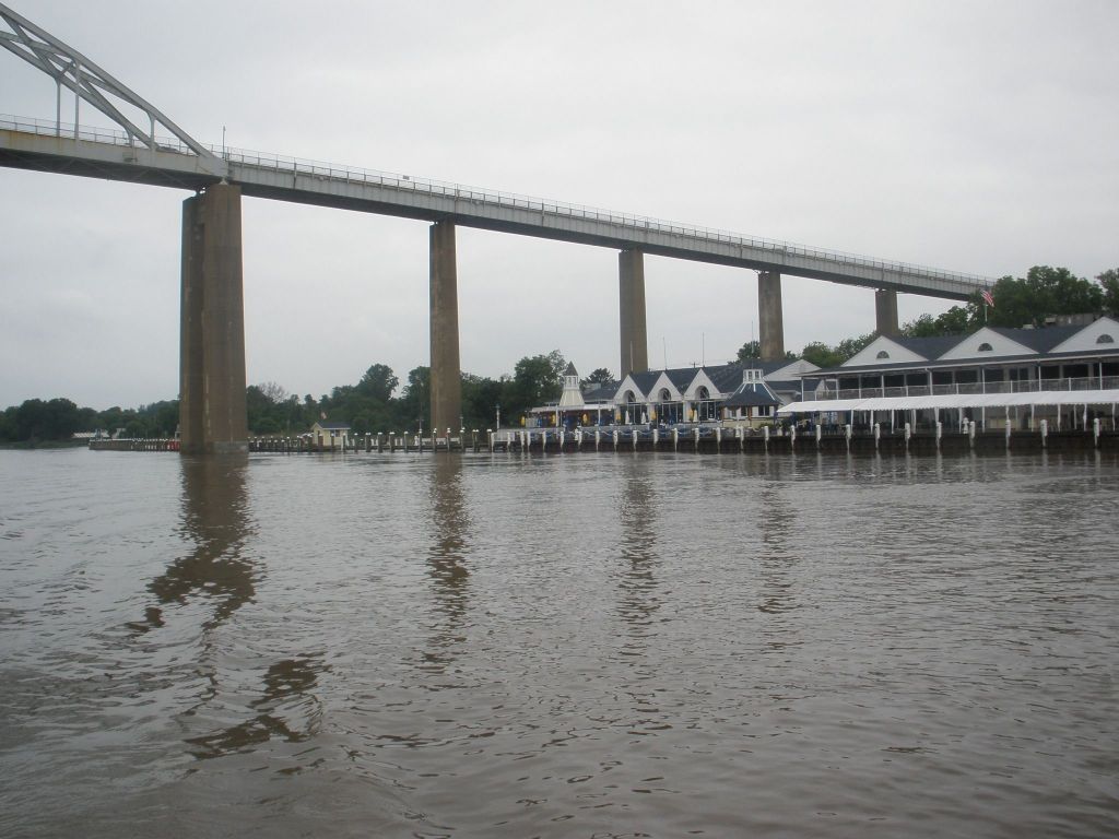 06-The-Bridge-At-Chesapeake-City-With-The-Marina-On-The-North-Side-Of-The-Chesapeake-Delaware-Canal